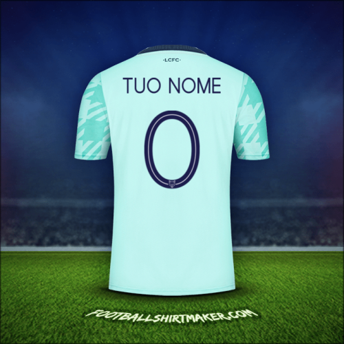 Maglia Leicester City FC Cup 2021/2022 Seconda -  tuo nome - 0