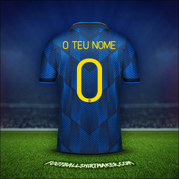 Camisola Manchester United Cup 2021/2022 Terceira -  o teu nome - 0