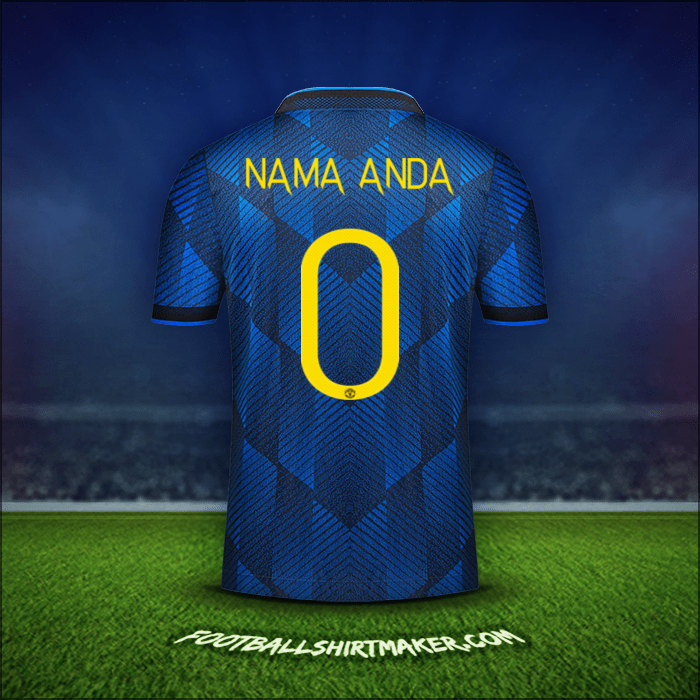 Jersey Manchester United Cup 2021/2022 Ketiga -  nama anda - 0