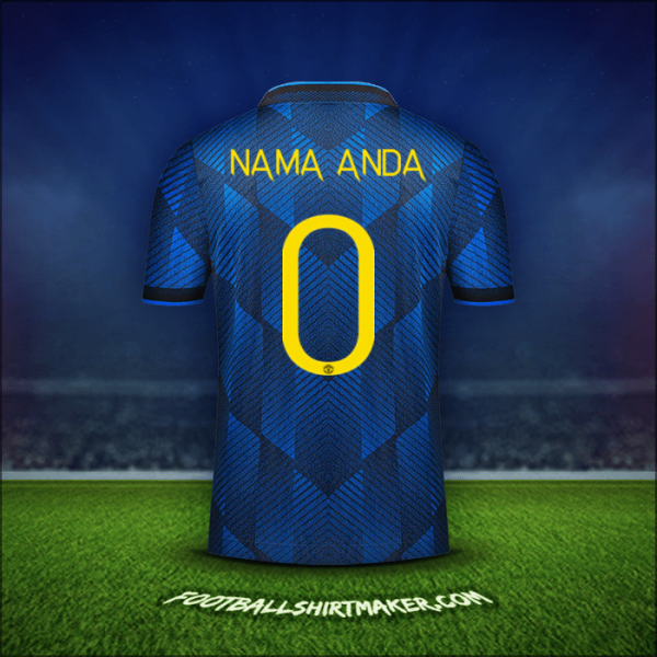 Jersey Manchester United Cup 2021/2022 Ketiga -  nama anda - 0