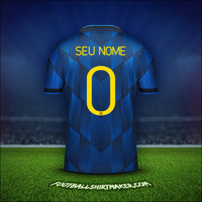 Camisa Manchester United Cup 2021/2022 Terceira -  seu nome - 0