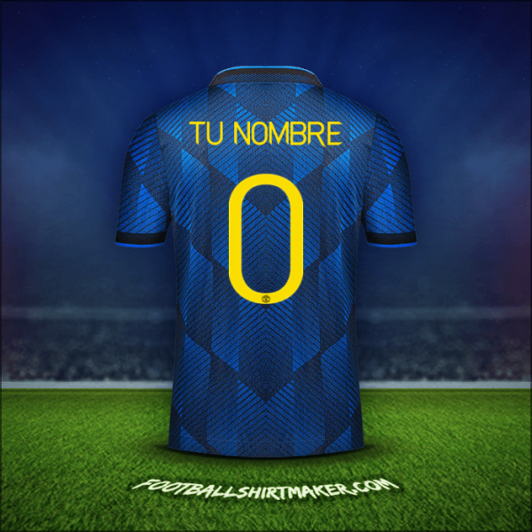 Jersey Manchester United Cup 2021/2022 Tercera -  tu nombre - 0