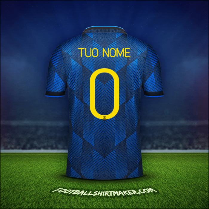 Maglia Manchester United Cup 2021/2022 Terza -  tuo nome - 0