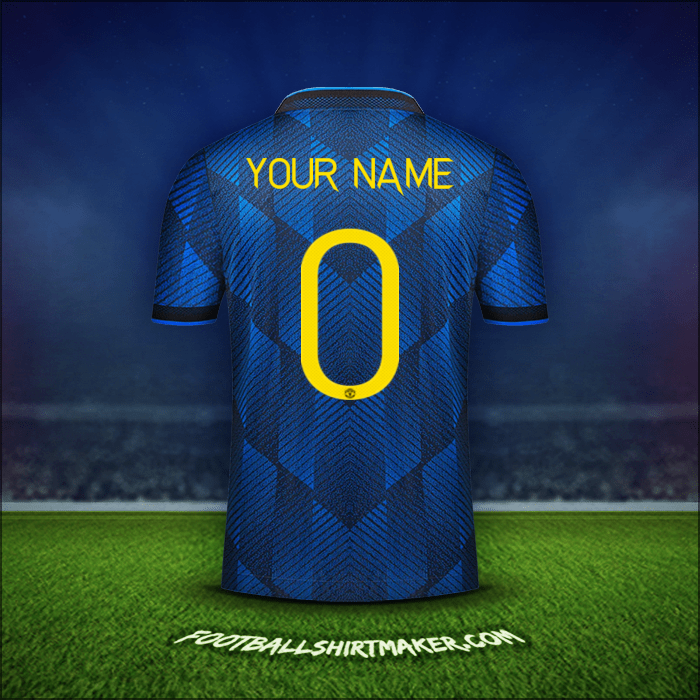 Jersey Manchester United Cup 2021/2022 Third -  your name - 0