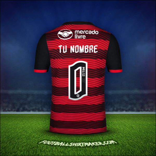 Camiseta Flamengo 2022 -  tu nombre - 0