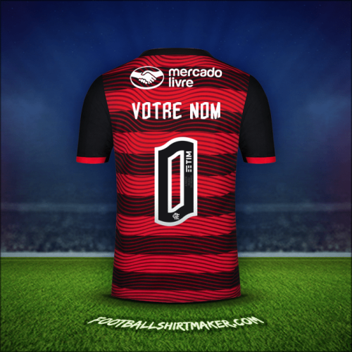 Maillot Flamengo 2022 -  votre nom - 0