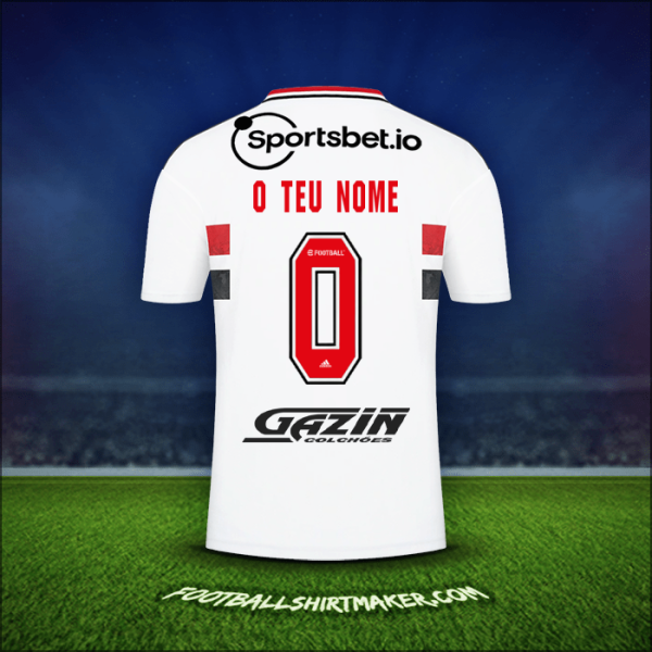 Camisola Sao Paulo FC 2022 -  o teu nome - 0