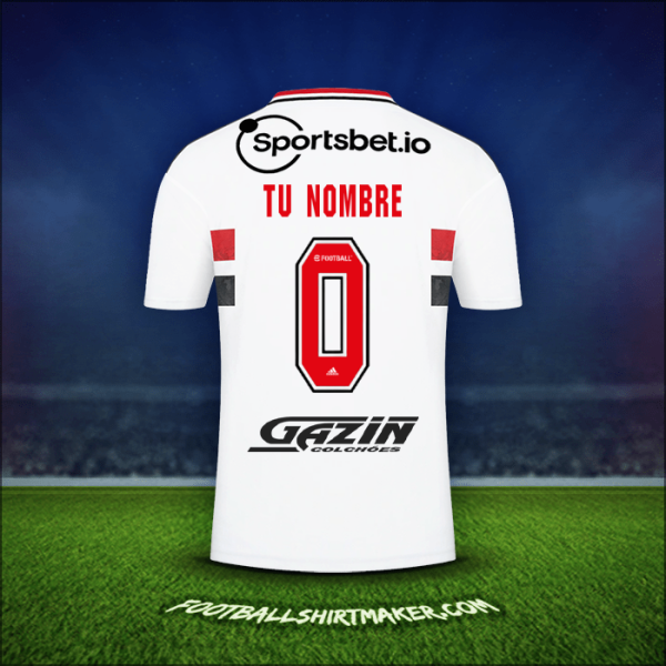 Jersey Sao Paulo FC 2022 -  tu nombre - 0