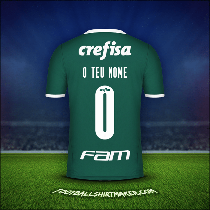 Camisola Palmeiras 2022 -  o teu nome - 0