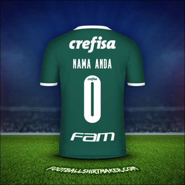 Jersey Palmeiras 2022 -  nama anda - 0