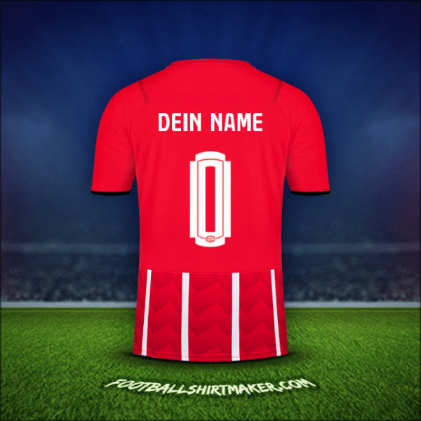 Trikot PSV UEL 2021/2022 -  dein name - 0