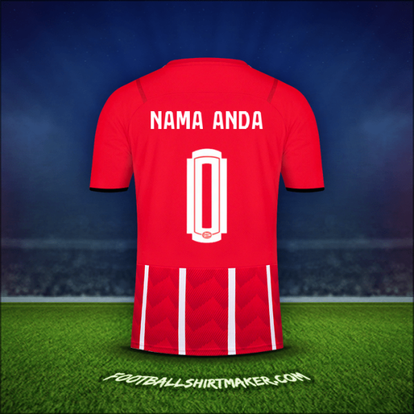 Jersey PSV UEL 2021/2022 -  nama anda - 0