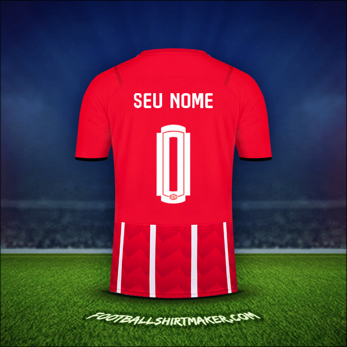 Camisa PSV UEL 2021/2022 -  seu nome - 0
