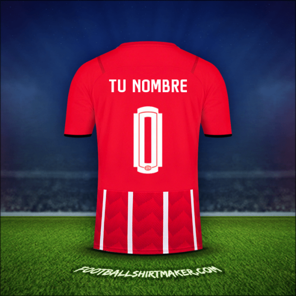 Camiseta PSV UEL 2021/2022 -  tu nombre - 0
