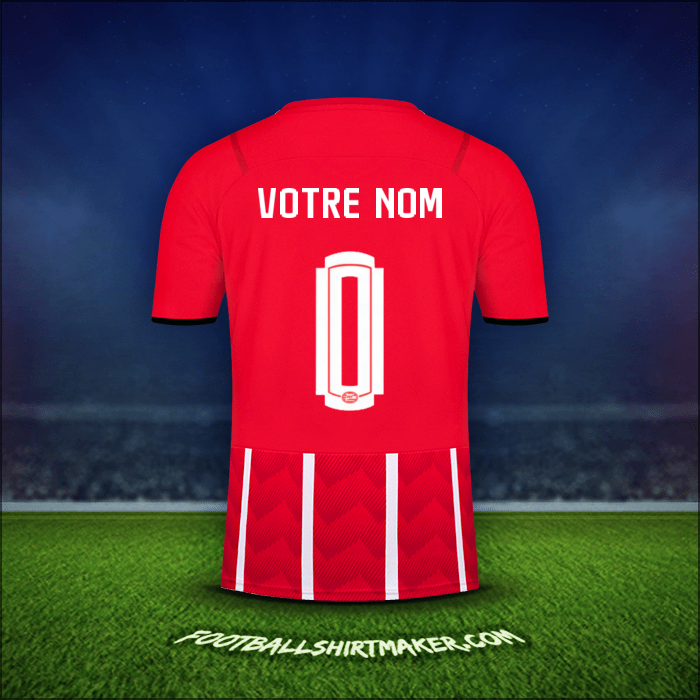 Maillot PSV UEL 2021/2022 -  votre nom - 0
