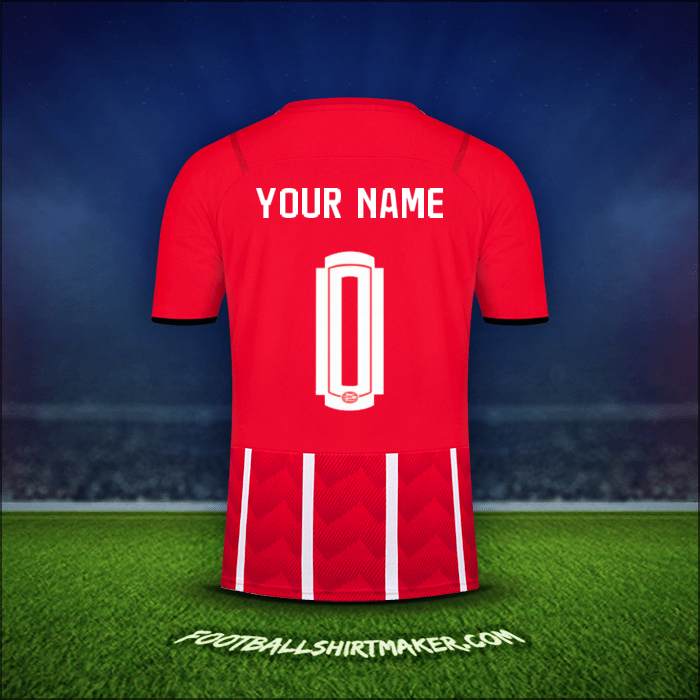 Jersey PSV UEL 2021/2022 -  your name - 0