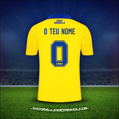 Camisola Boca Juniors 2022/23 Terceira -  o teu nome - 0