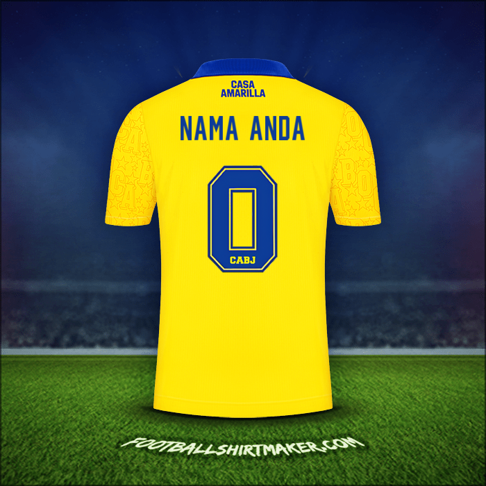 Jersey Boca Juniors 2022/23 Ketiga -  nama anda - 0