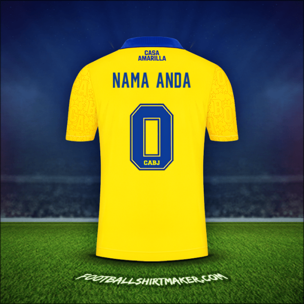 Jersey Boca Juniors 2022/23 Ketiga -  nama anda - 0