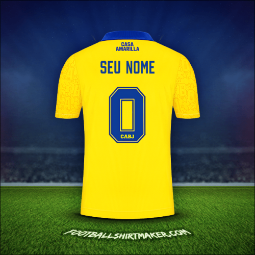 Camisa Boca Juniors 2022/23 Terceira -  seu nome - 0