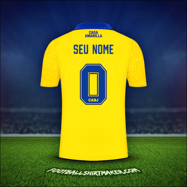 Camisa Boca Juniors 2022/23 Terceira -  seu nome - 0