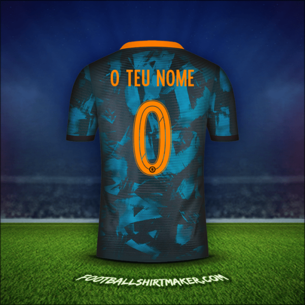 Camisola Chelsea Cup 2021/2022 Terceira -  o teu nome - 0