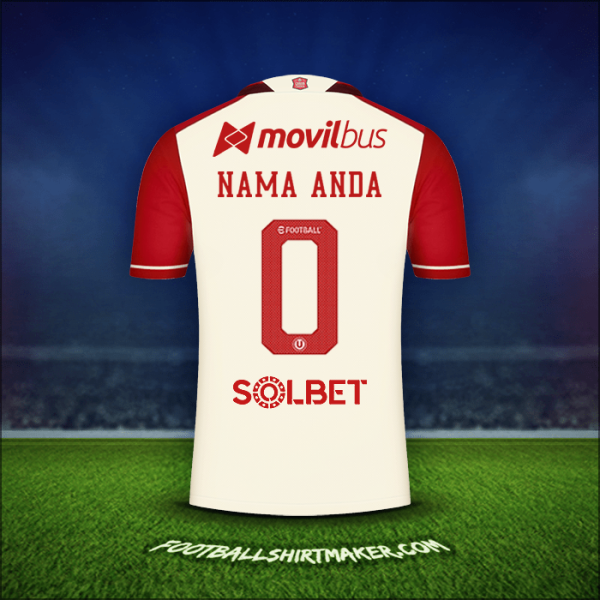 Jersey Universitario 2022 -  nama anda - 0