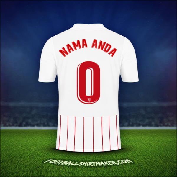 Jersey Sevilla FC 2021/2022 -  nama anda - 0