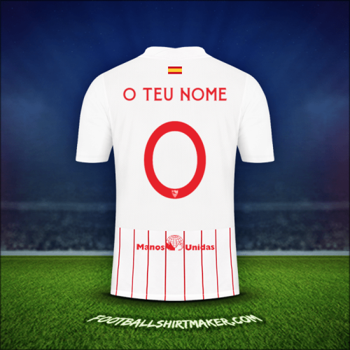 Camisola Sevilla FC Cup 2021/2022 -  o teu nome - 0