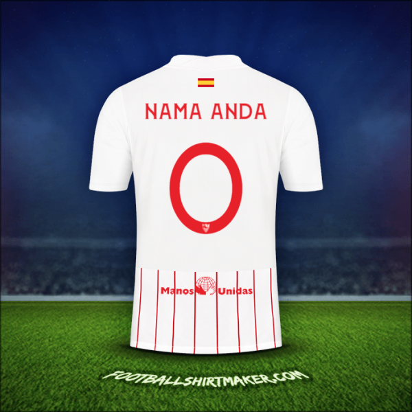 Jersey Sevilla FC Cup 2021/2022 -  nama anda - 0