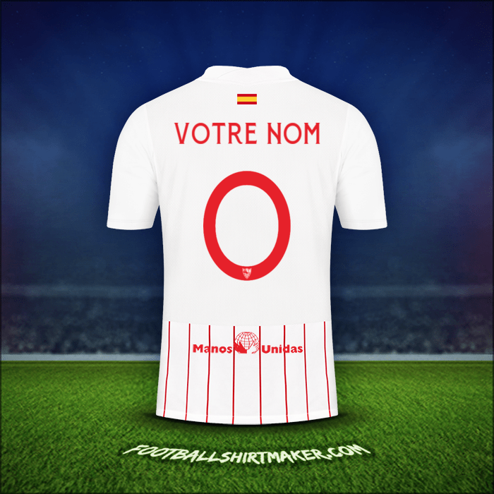 Maillot Sevilla FC Cup 2021/2022 -  votre nom - 0