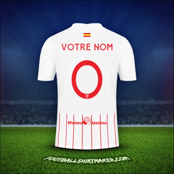Maillot Sevilla FC Cup 2021/2022 -  votre nom - 0