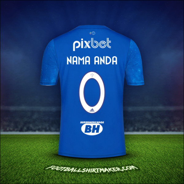 Jersey Cruzeiro 2022 -  nama anda - 0