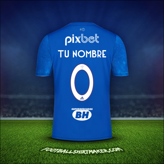 Camiseta Cruzeiro 2022 -  tu nombre - 0
