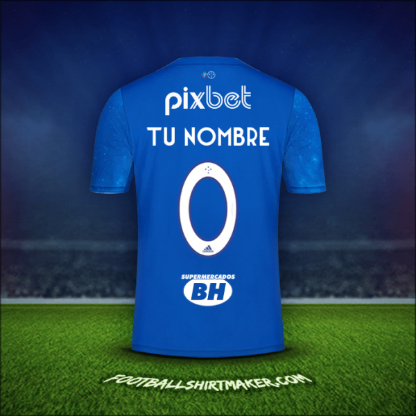 Camiseta Cruzeiro 2022 -  tu nombre - 0