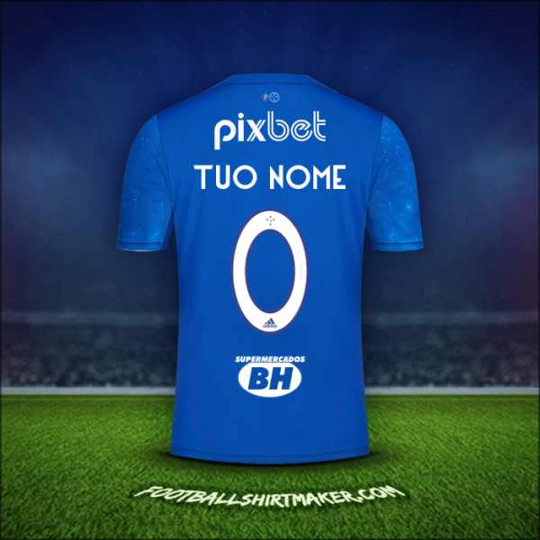 Maglia Cruzeiro 2022 -  tuo nome - 0