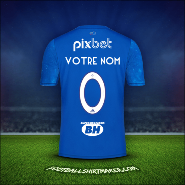 Maillot Cruzeiro 2022 -  votre nom - 0