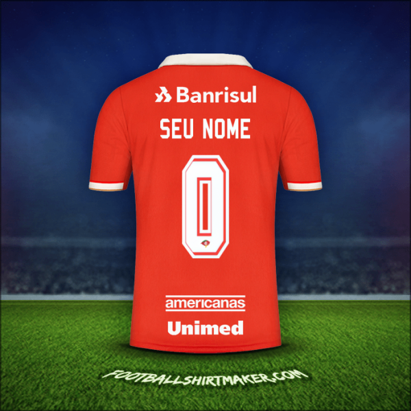Camisa Internacional 2022 -  seu nome - 0
