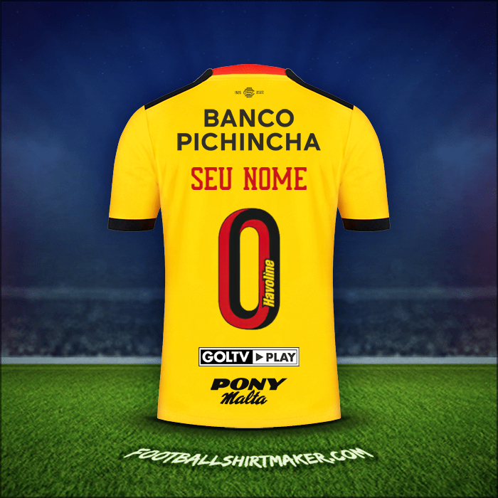Camisa Barcelona SC 2022 -  seu nome - 0
