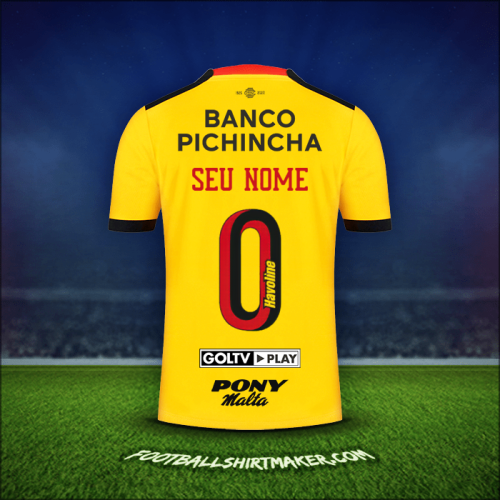 Camisa Barcelona SC 2022 -  seu nome - 0