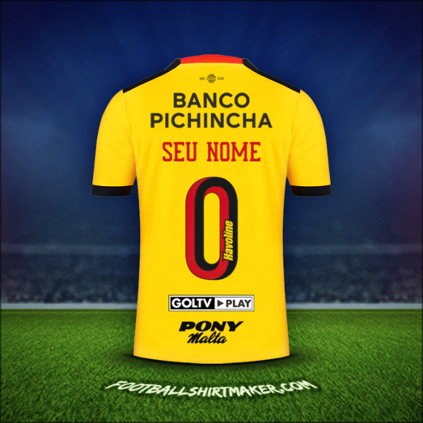 Camisa Barcelona SC 2022 -  seu nome - 0