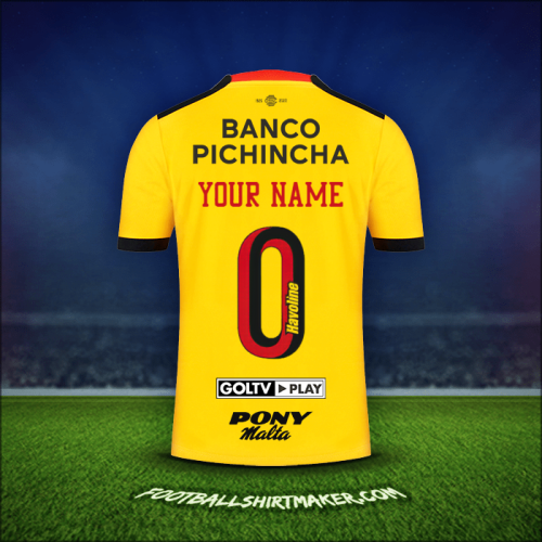 Jersey Barcelona SC 2022 -  your name - 0