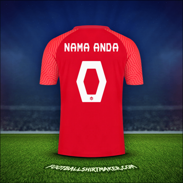 Jersey Kanada 2021 -  nama anda - 0