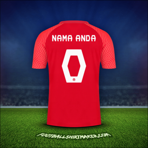 Jersey Kanada 2021 -  nama anda - 0