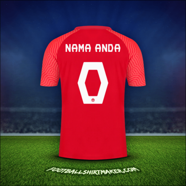 Jersey Kanada 2021 -  nama anda - 0