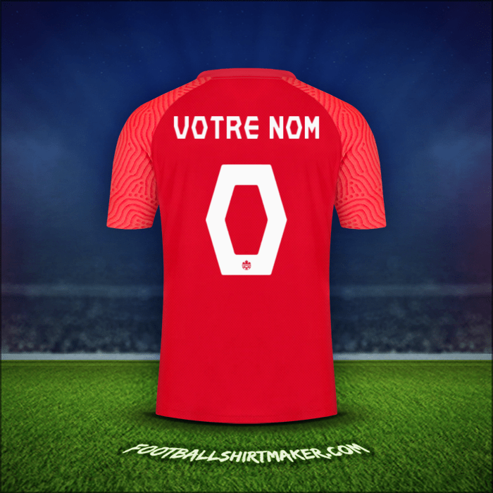 Maillot Canada 2021 -  votre nom - 0