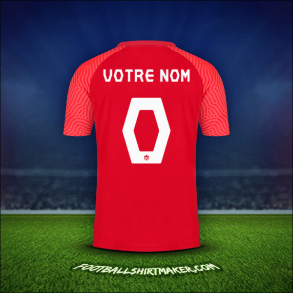 Maillot Canada 2021 -  votre nom - 0