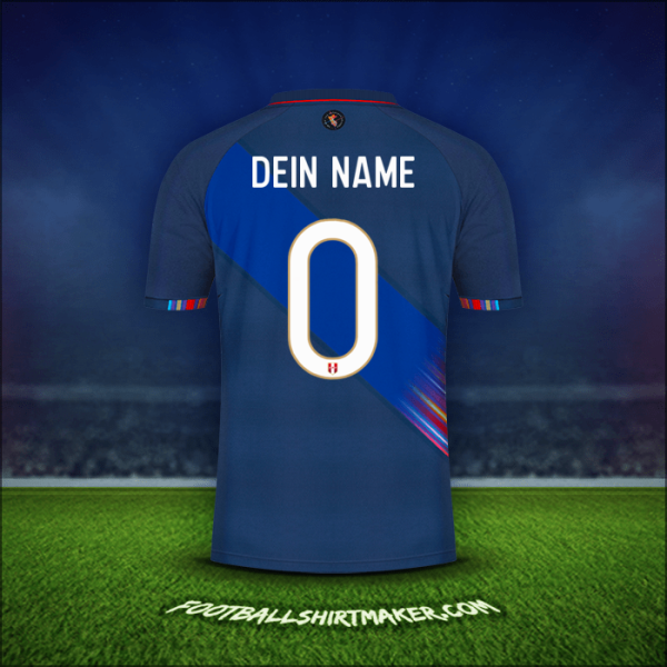 Trikot Peru 2021/22 Auswärts -  dein name - 0