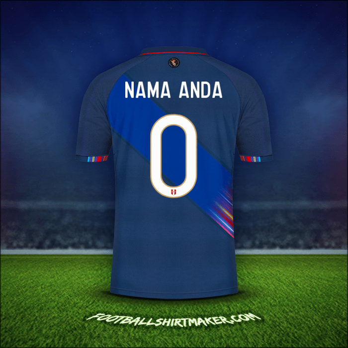 Jersey Peru 2021/22 Alternatif -  nama anda - 0