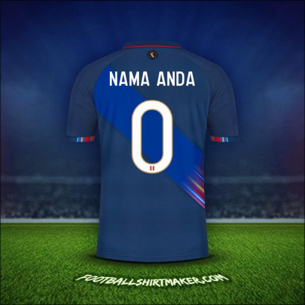 Jersey Peru 2021/22 Alternatif -  nama anda - 0